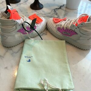 Off White 3.0 Off Court leather sneakers